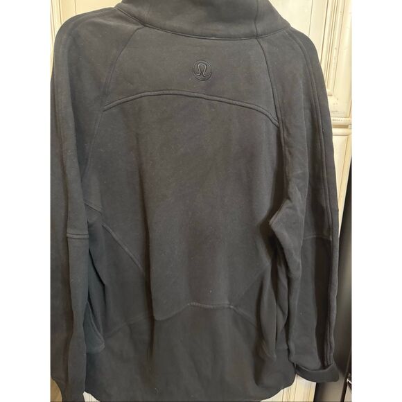 Lululemon Athletica Women's Scuba Funnel Neck Half Zip Sweatshirt Large - Picture 11 of 13